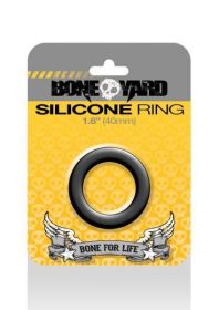 Boneyard Silicone Ring 1.6 inches Black