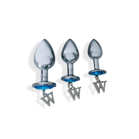 Opis ‚Äì 3 piece luxury gem butt plug & anal training kit